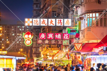 深水埗 古い街並みと露天マーケット その⑳