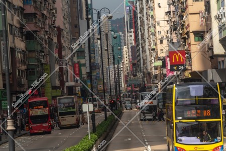 佐敦 彌敦道（ネイザンロード）の街並みの風景 その⑨