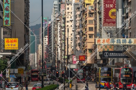 佐敦 彌敦道（ネイザンロード）の街並みの風景 その⑪
