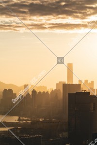 夕方の九龍の街並みの風景 その④