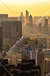 九龍の夕方の都市風景 その⑤