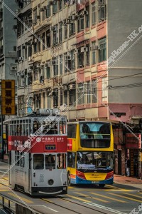 香港トラムとシティバス（城巴）