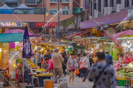 旺角 夕方の露天マーケット その①