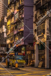 九龍城の夕方の街並み その⑯