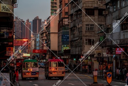 九龍城の夕方の街並み その㉑