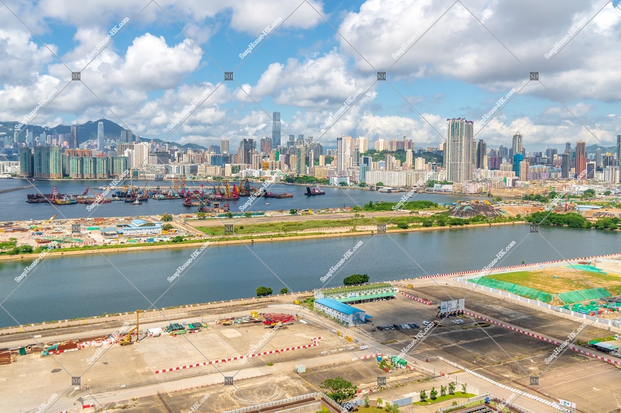 View of Kai Tak area and Kowloon Peninsula, No.2
