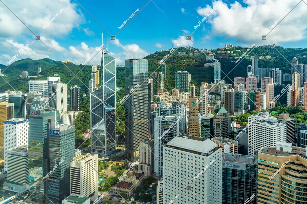 View of Financial related high-rise building, Central, No.3