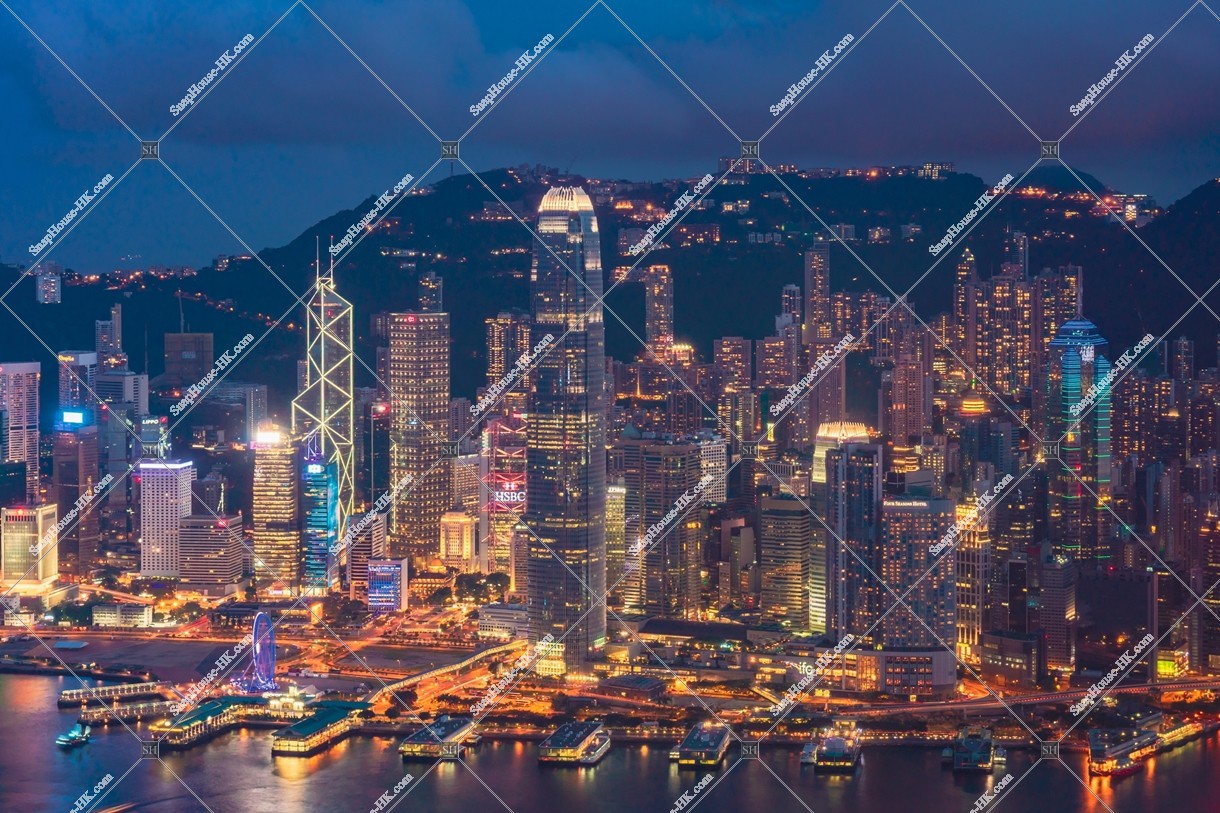 View of skyscrapers, Central, No.6