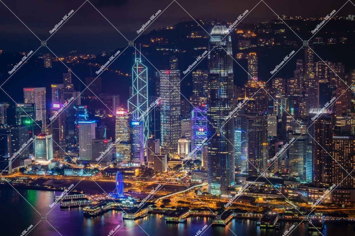 View of skyscrapers, Central, No.7