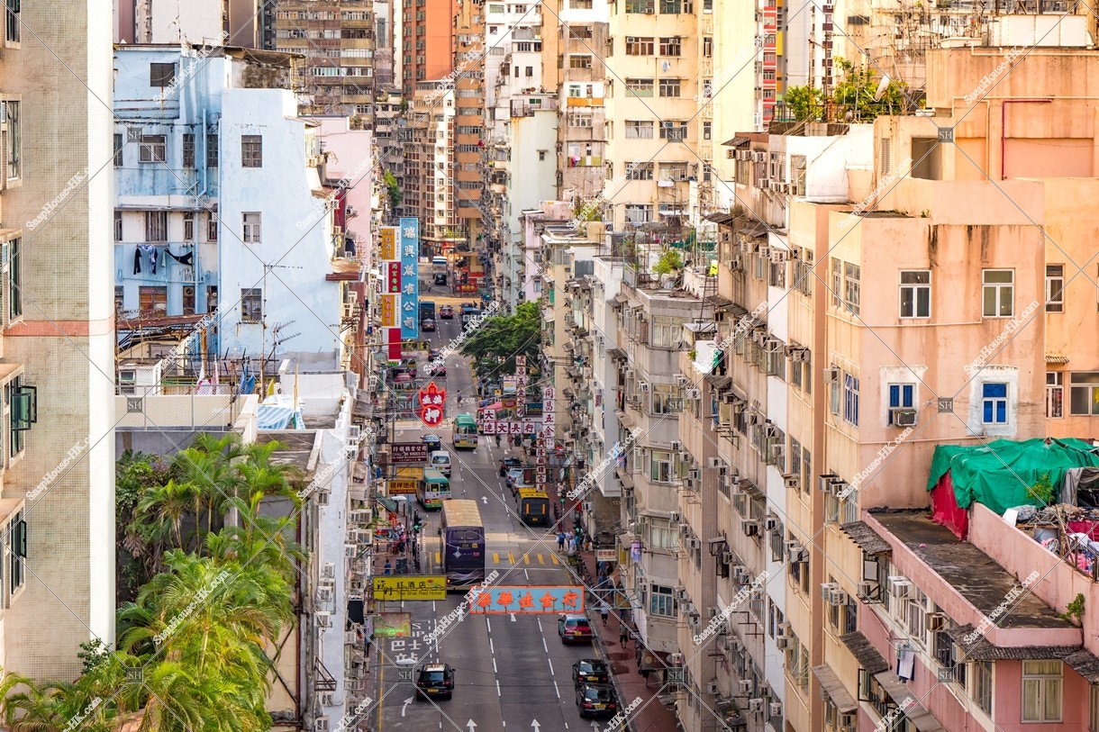 Street view of Shanghai Street at Jordan