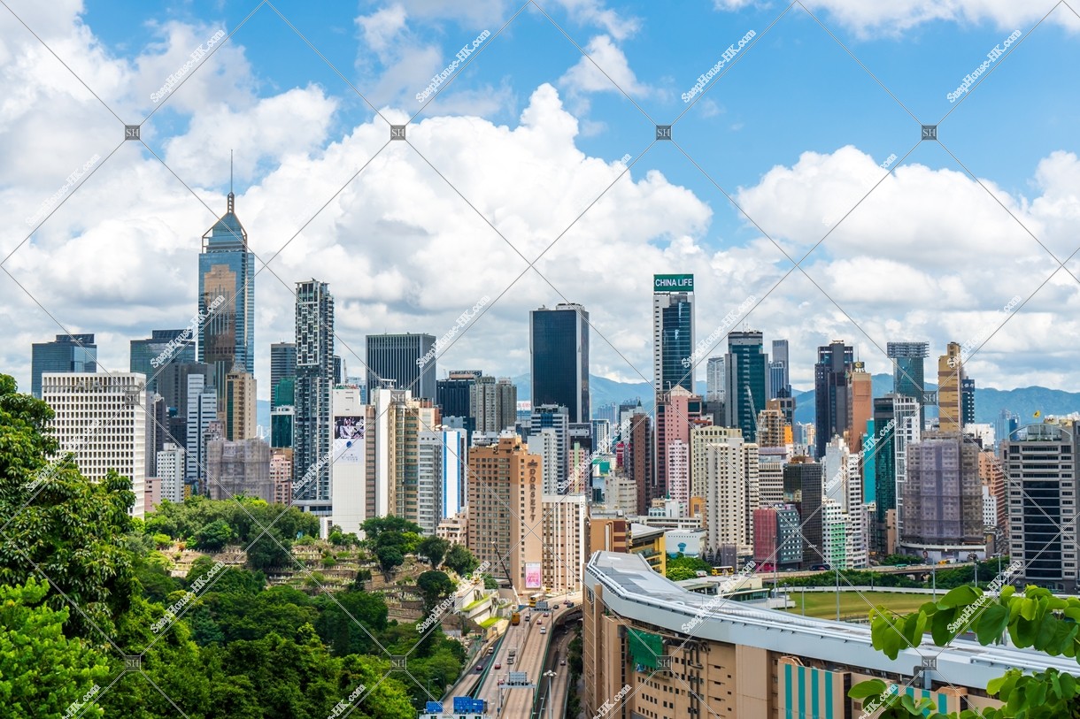 Landscape of Wan Chai to Causeway Bay