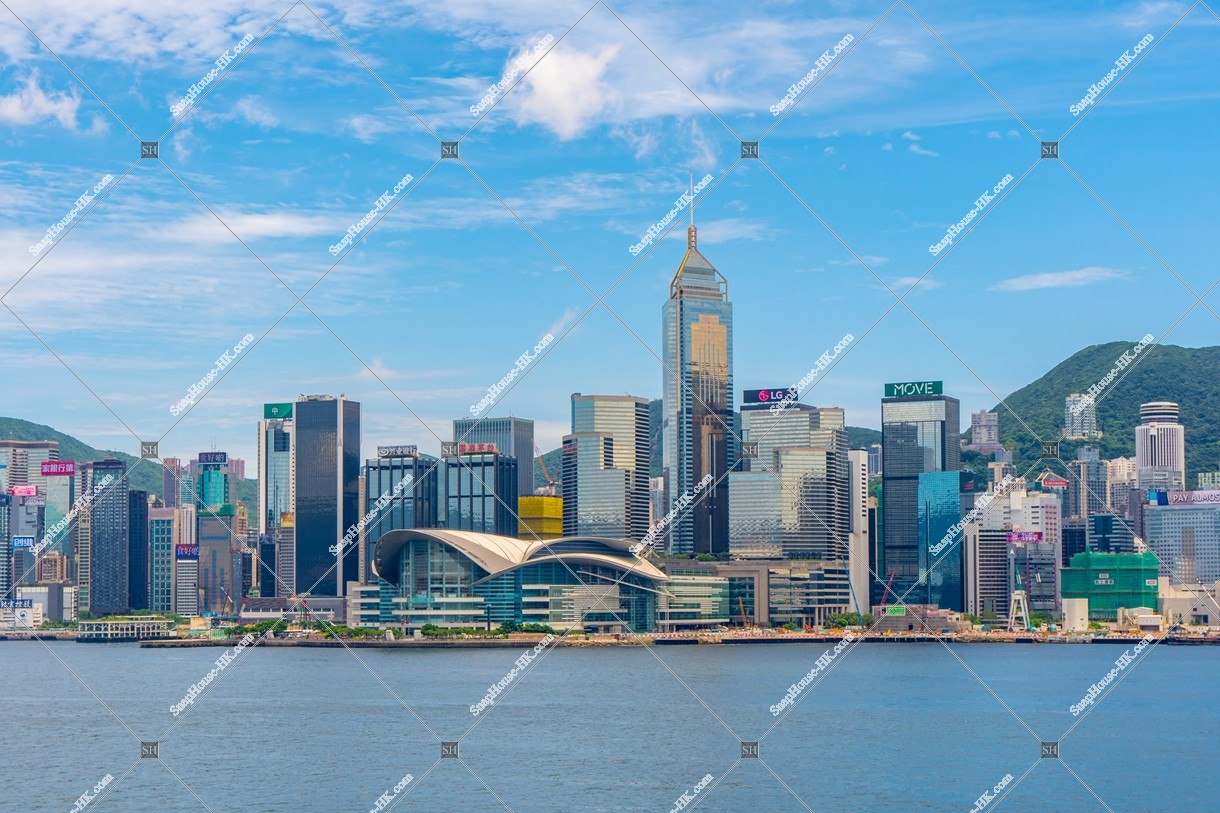 View of high-rise buildings at Wan Chai, No.7