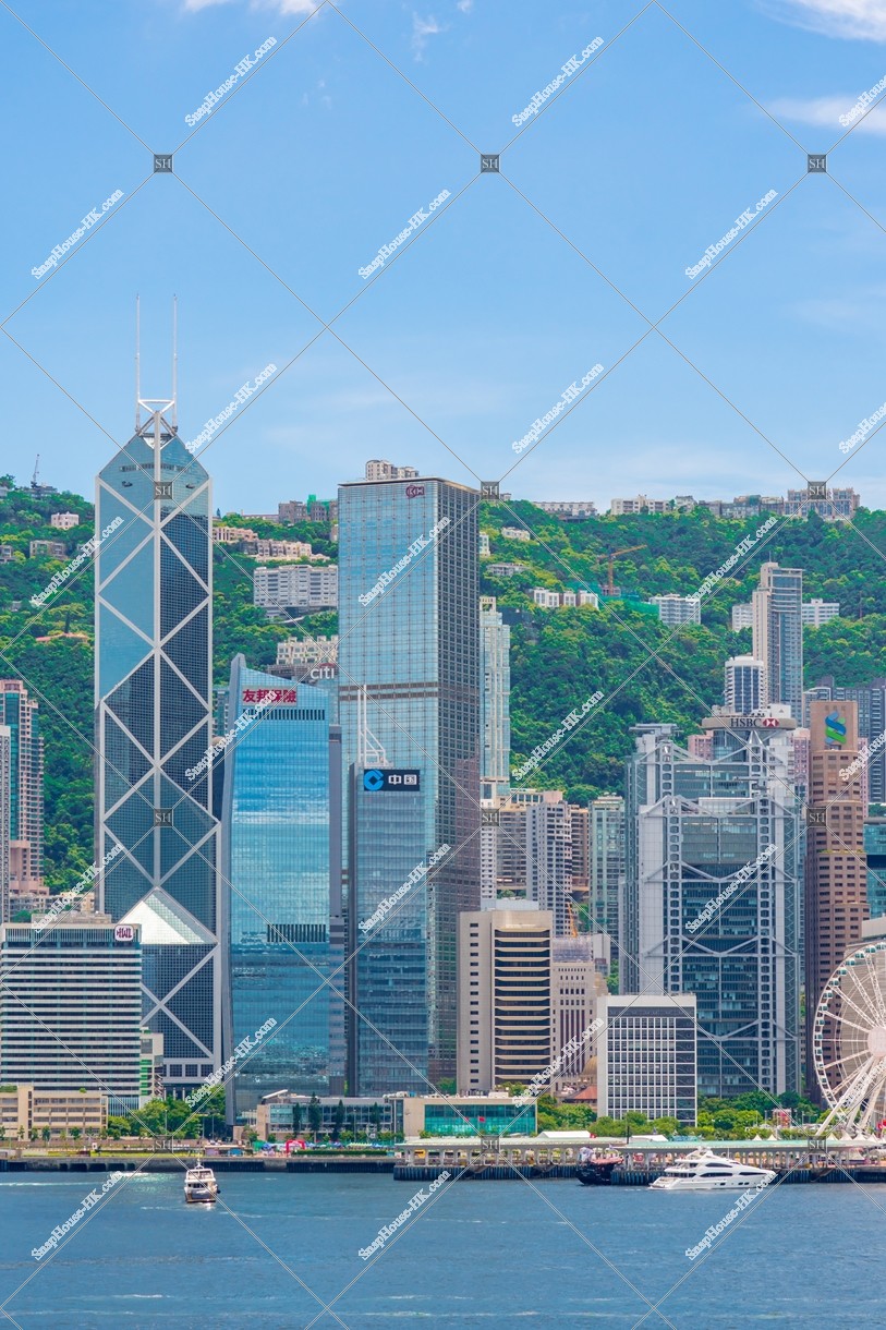 View of high-rise buildings at Central, No.23