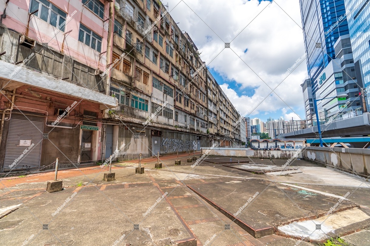 The terrace of the old building in Yue Man Square at Kwun Tong, No.6