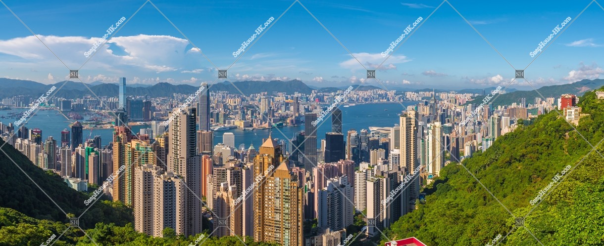 View of Hong Kong from The Peak, No.6