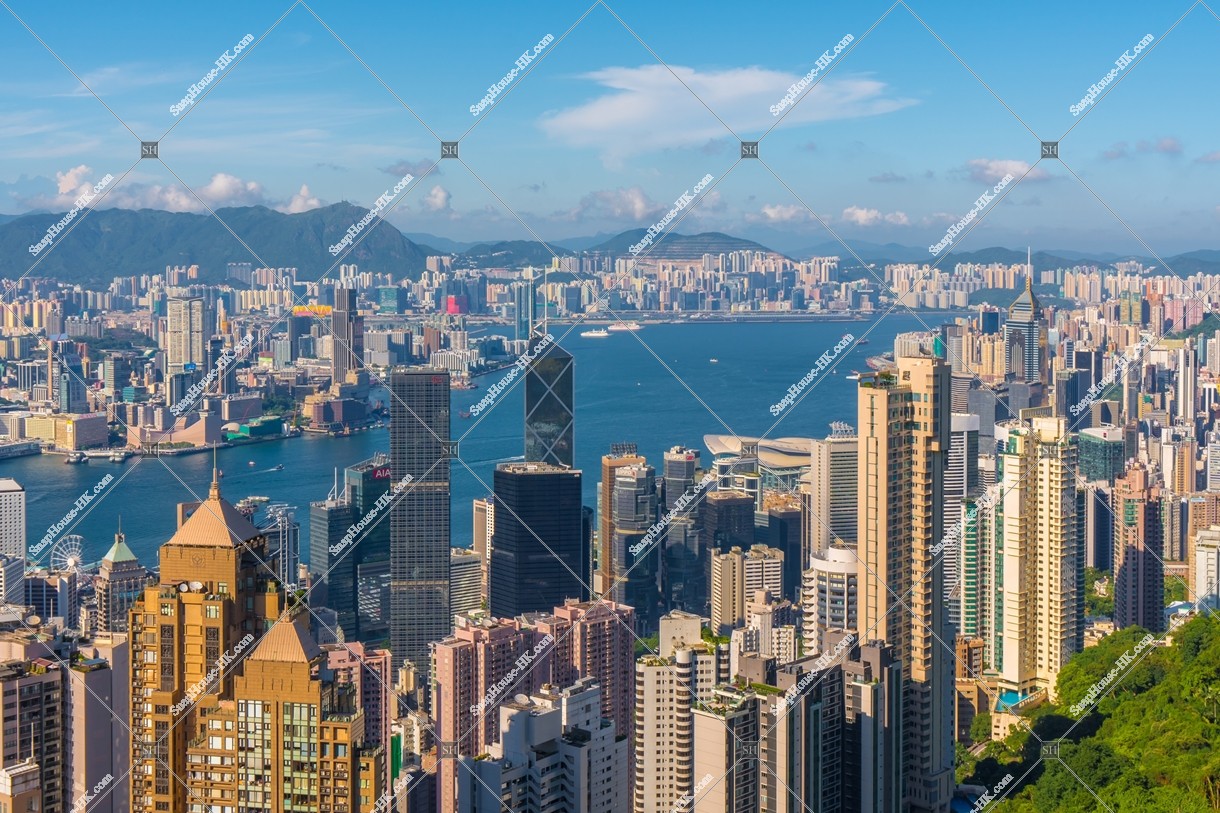 View of Hong Kong from The Peak, No.8