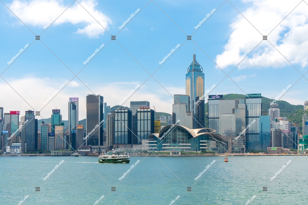 View of high-rise buildings at Wan Chai, No.9