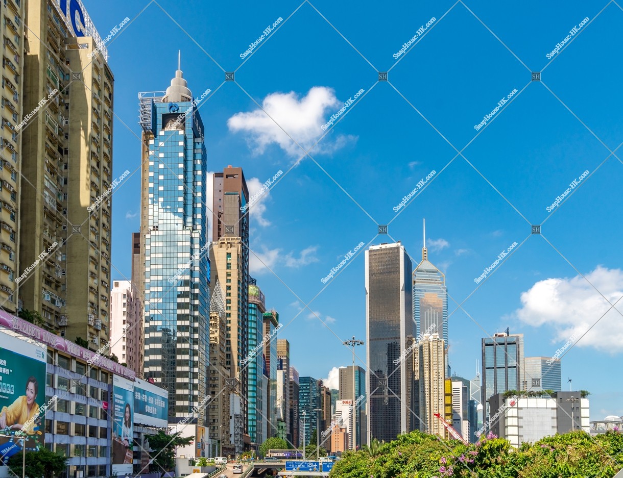 View of high-rise buildings at Wan Chai, No.10