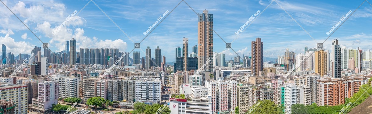 Panoramatic cityscape of Sham Shui Po, No.2