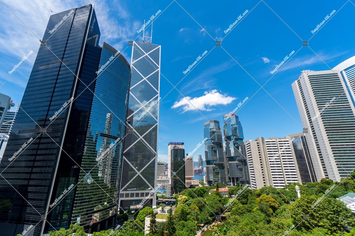 View of high-rise buildings at Central, No.30