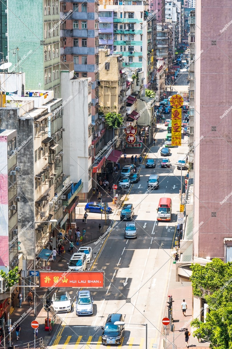 Street view of Shanghai Street at Yau Ma Tei, No.2