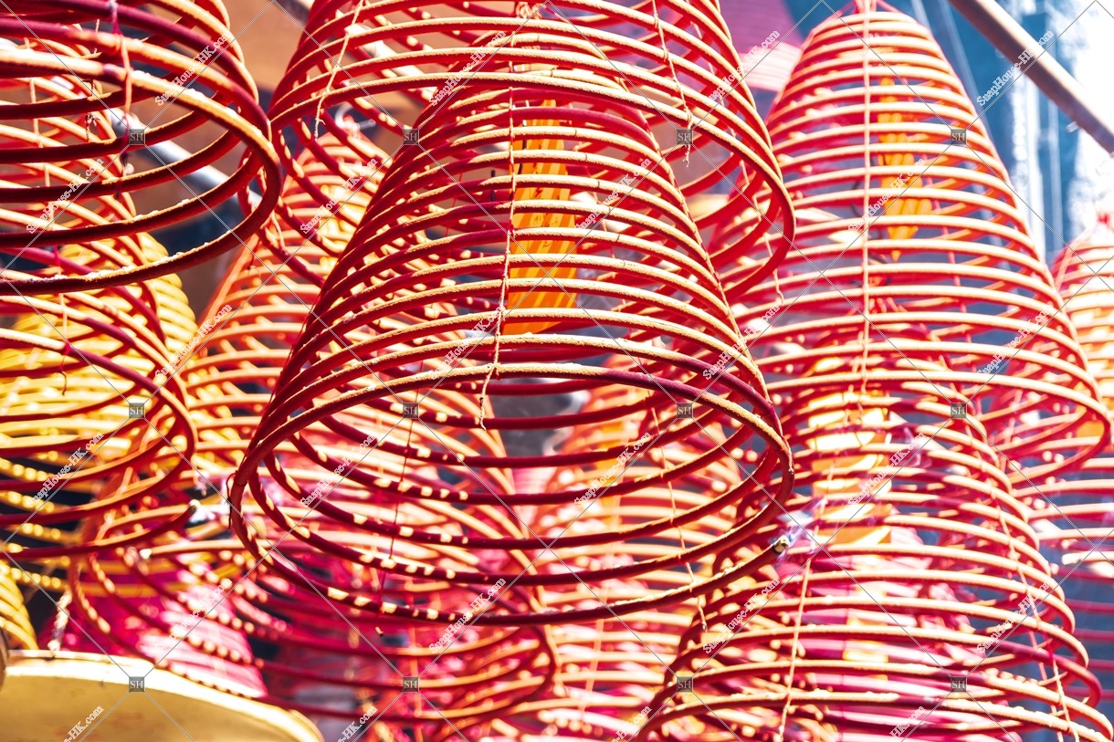 Lncense coils, Tin Hau Temple, Yau Ma Tei, No.5