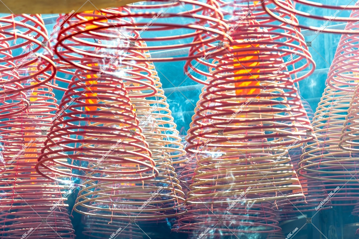 Lncense coils, Tin Hau Temple, Yau Ma Tei, No.6
