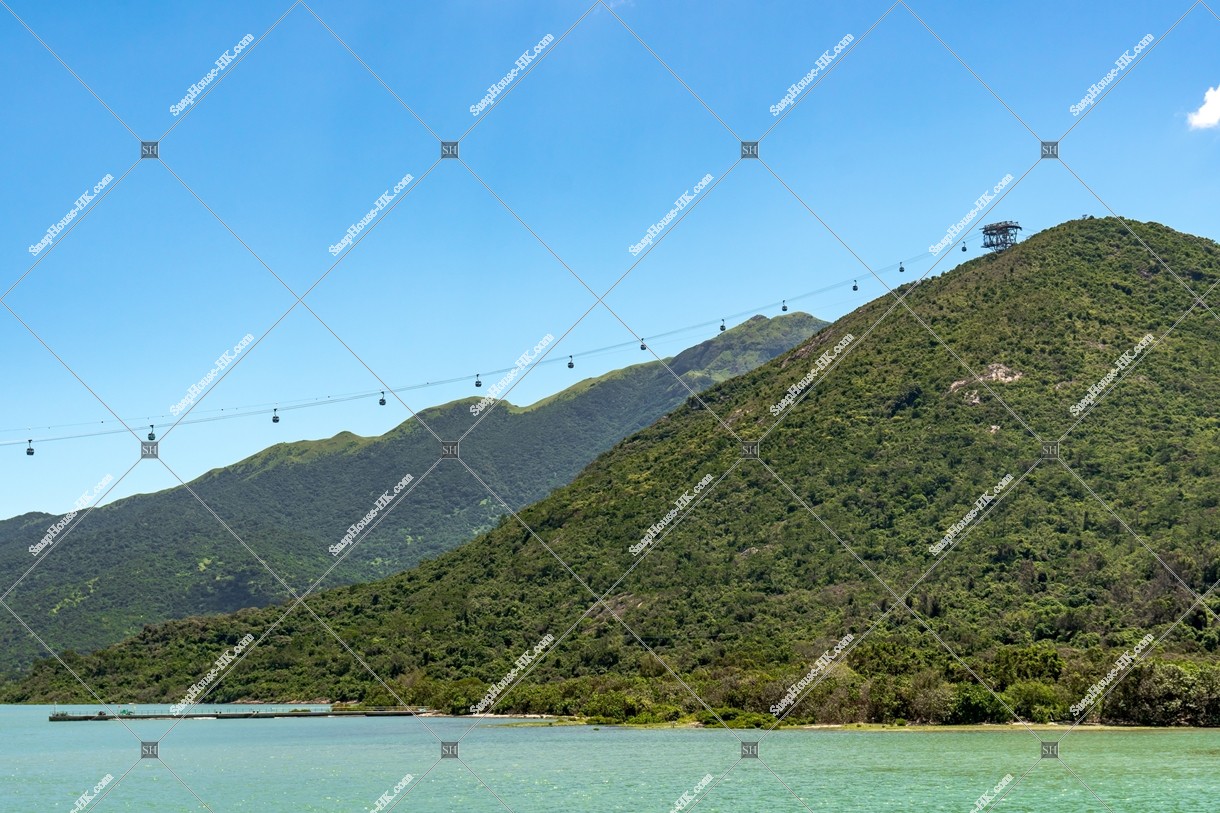 View of Lantau Peak and Ngong Ping 360 at Lantau Island, No.1