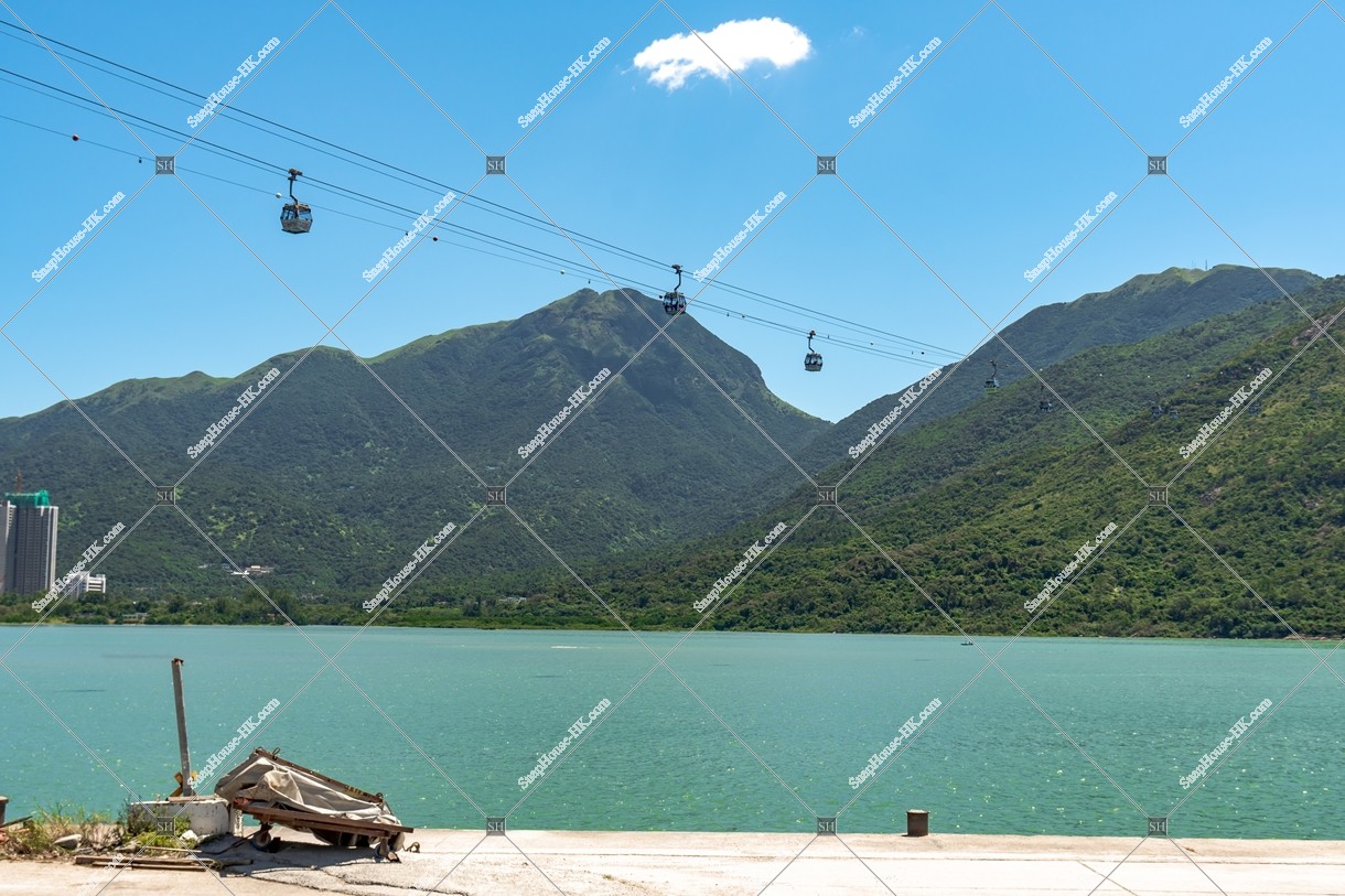 View of Lantau Peak, Ngong Ping 360  and Tung Chung Bay at Lantau Island, No.1