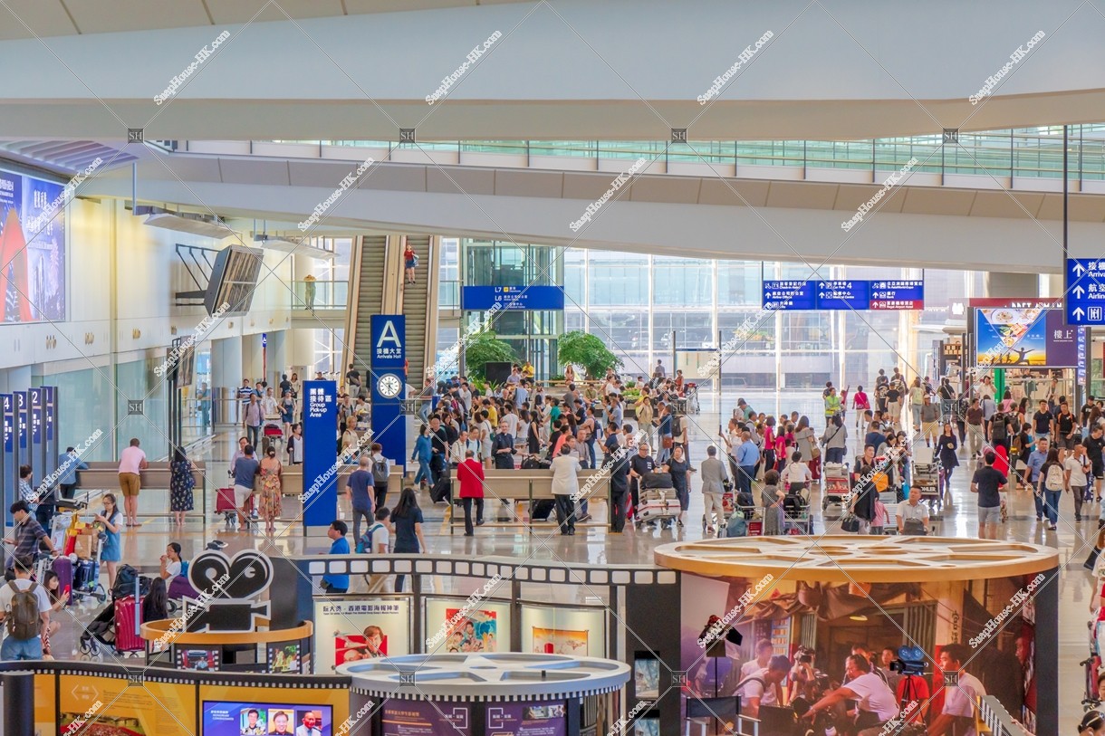 Arrivals Hall at Hong Kong International Airport Terminal 1, No.1