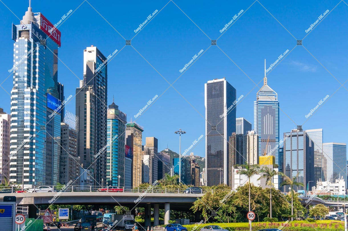 View of high-rise buildings at Wan Chai, No.11