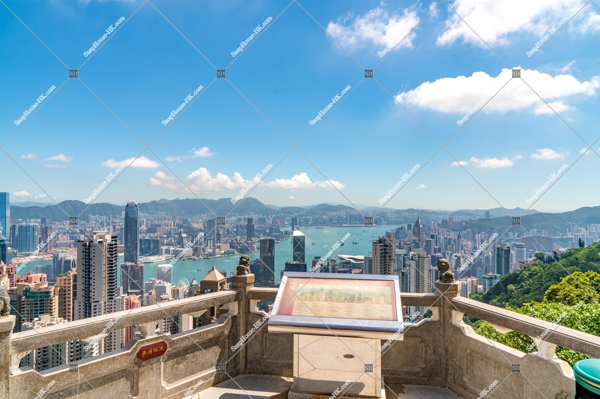 Observatory at Victoria Peak and Hong Kong cityscape, No.1