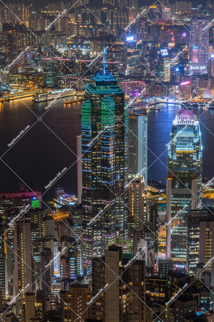 "The Centre" at night, Central