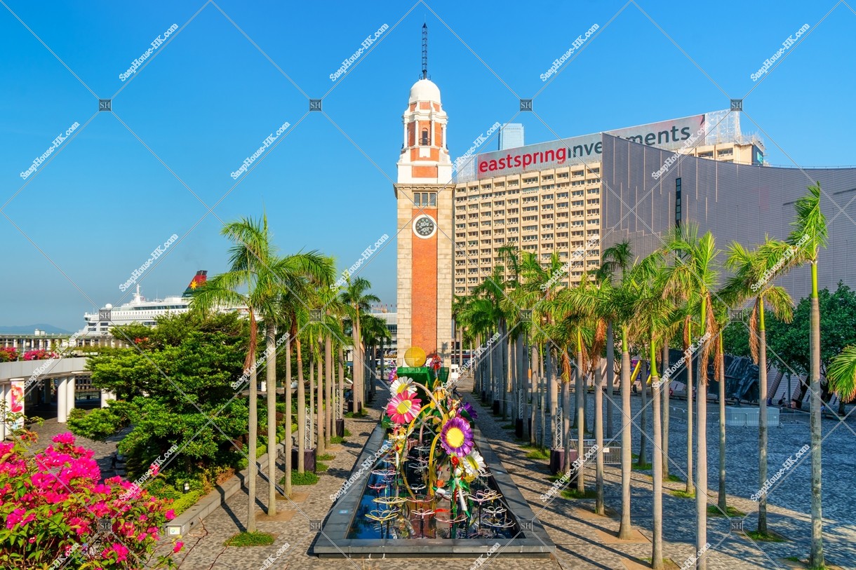 Hong Kong Clock Tower in the morining at Tsim Sha Tsui, No.2