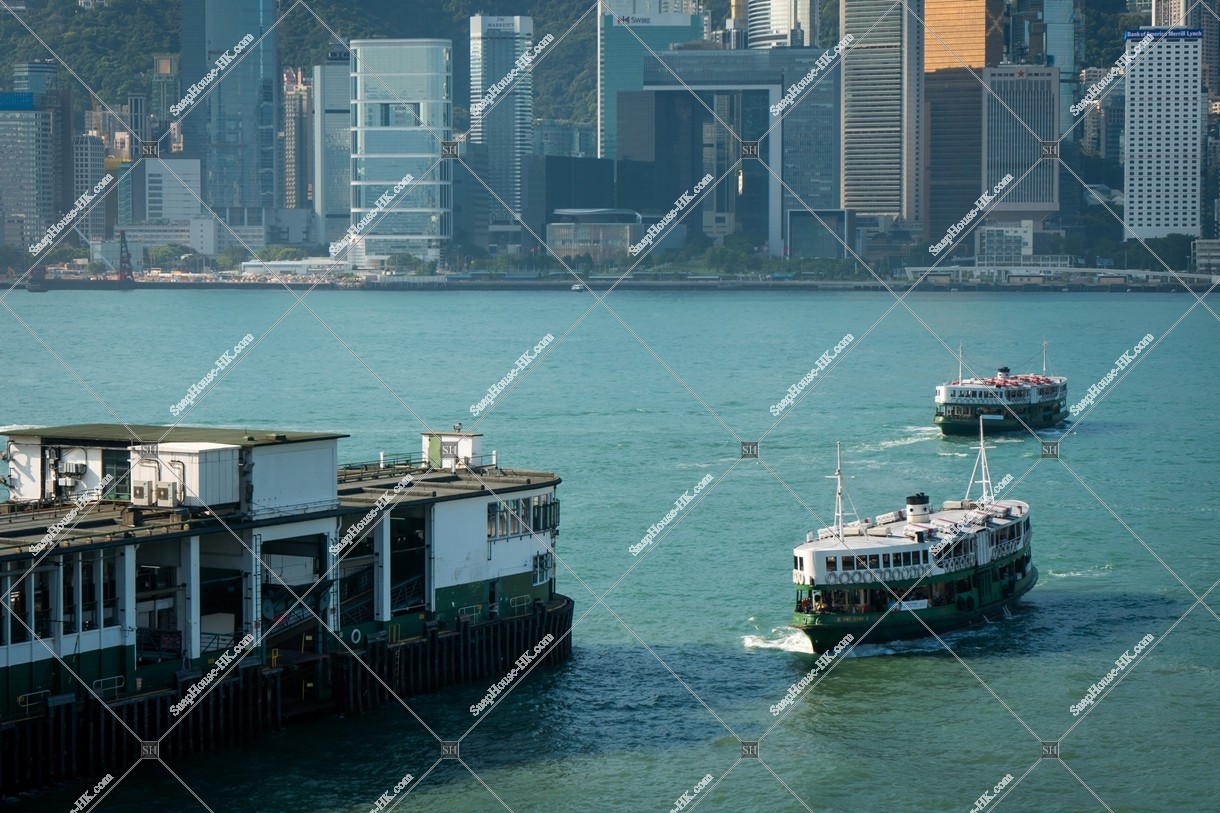 Tsim Sha Tsui Ferry Pier and Star Ferry in the morning, No.1