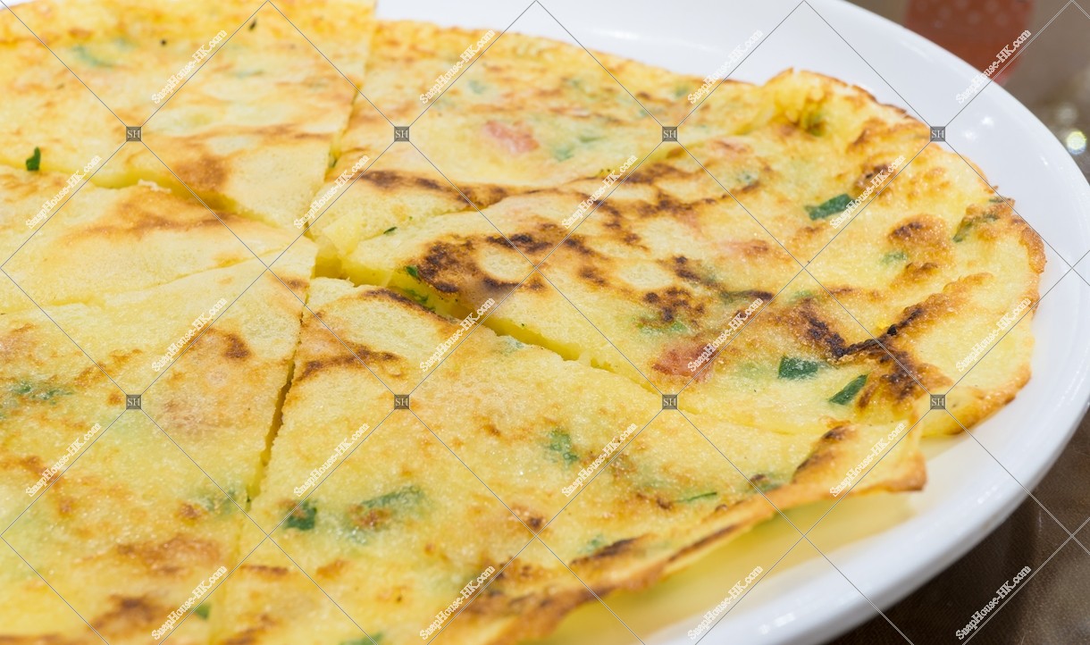 Fried Chinese Thin Pancake, Dim Sum