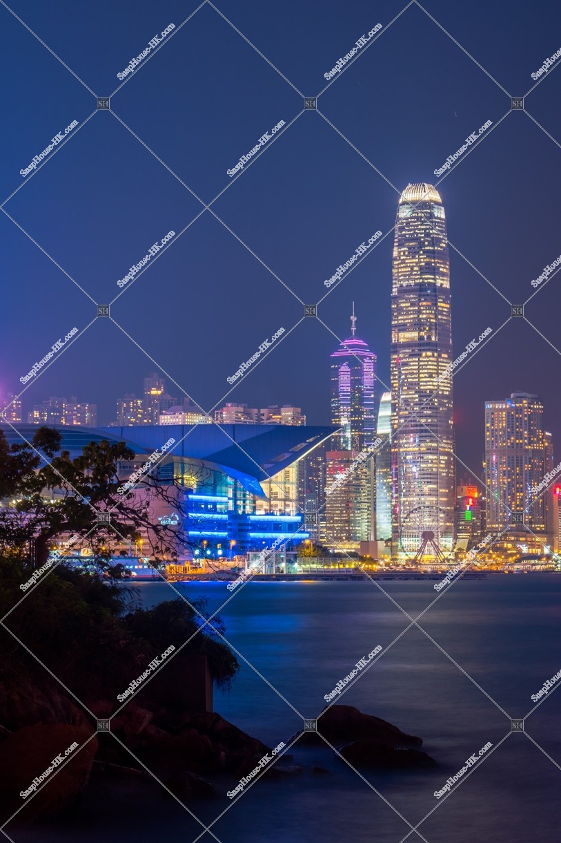 Seaside and Central ring (central) "high-rise building landscape [Portrait orientation]