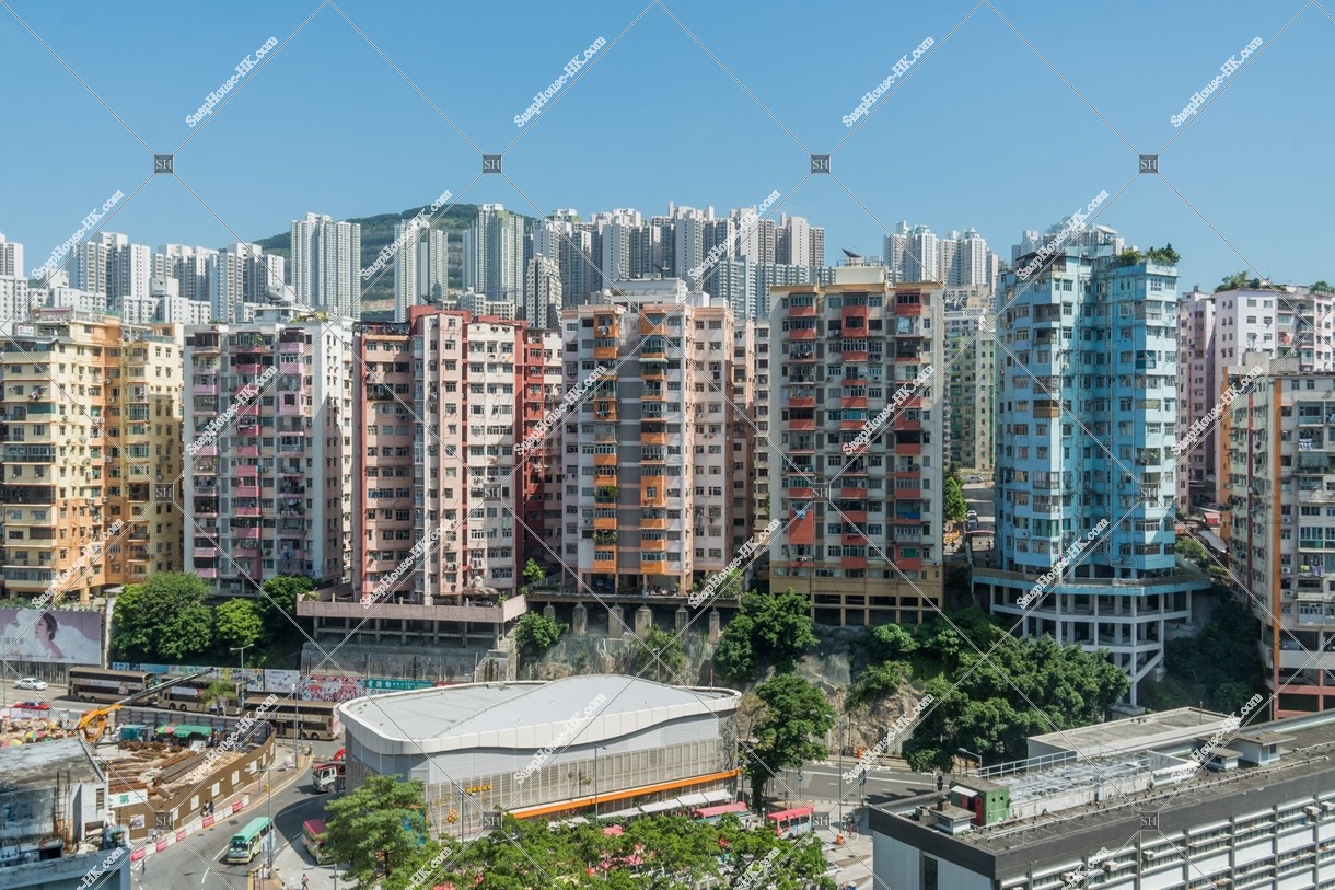 View of north west direction at Kwun Tong 