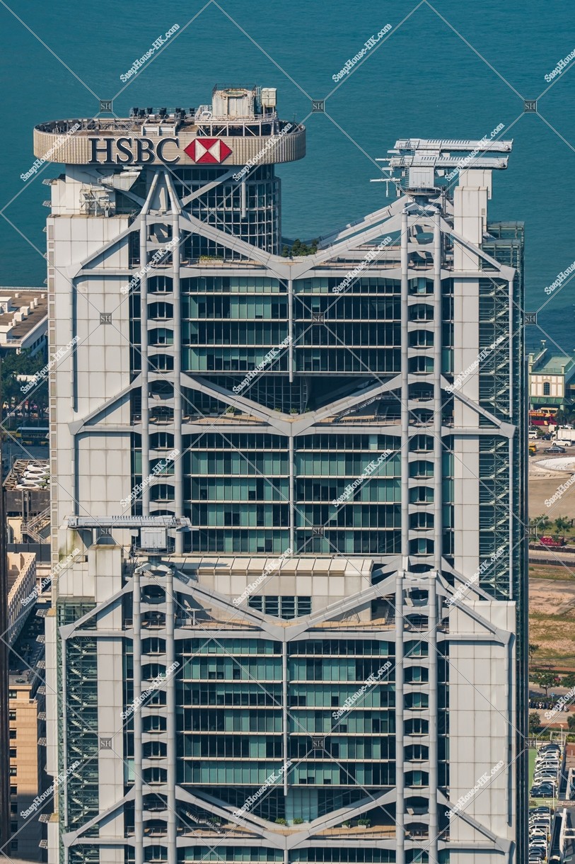 Top view of HSBC Main Building