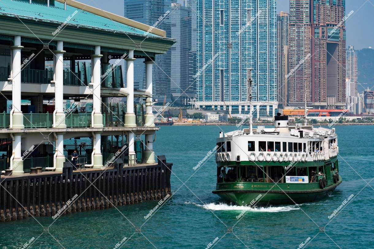 Star Ferry Pier arrived at Star ferry Berth