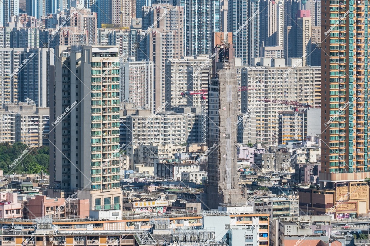 View of buildings at Kowloon City
