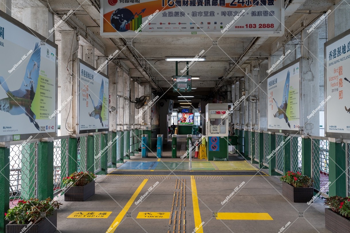 Ticket gate at the upper level, Tsim Sha Tsui Ferry Pier