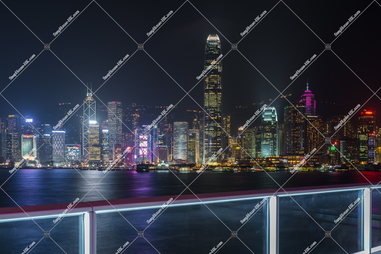 Night View of Central from Tsim Sha Tsui, No.1