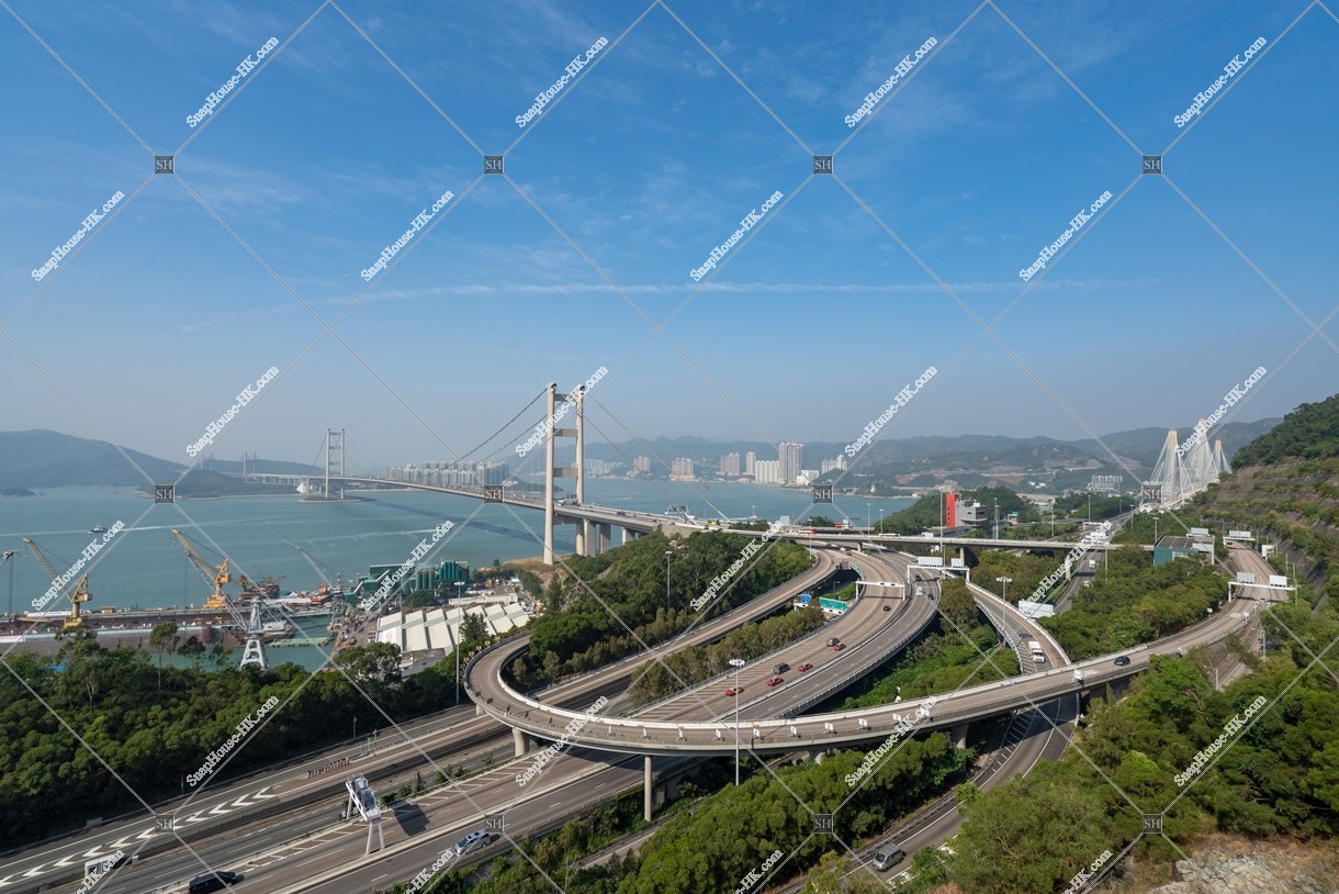 View of Tsing Ma Bridge, No.3