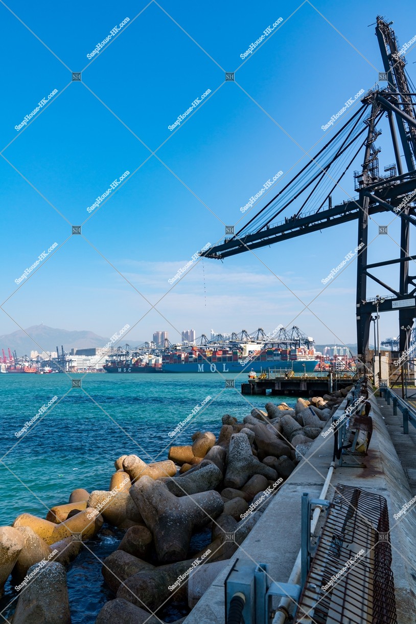 View of Kwai Tsing Container Terminal, No.1