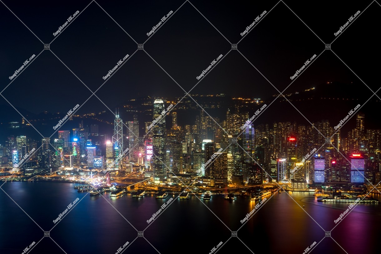 Night view from Central to Shang Wan No.2