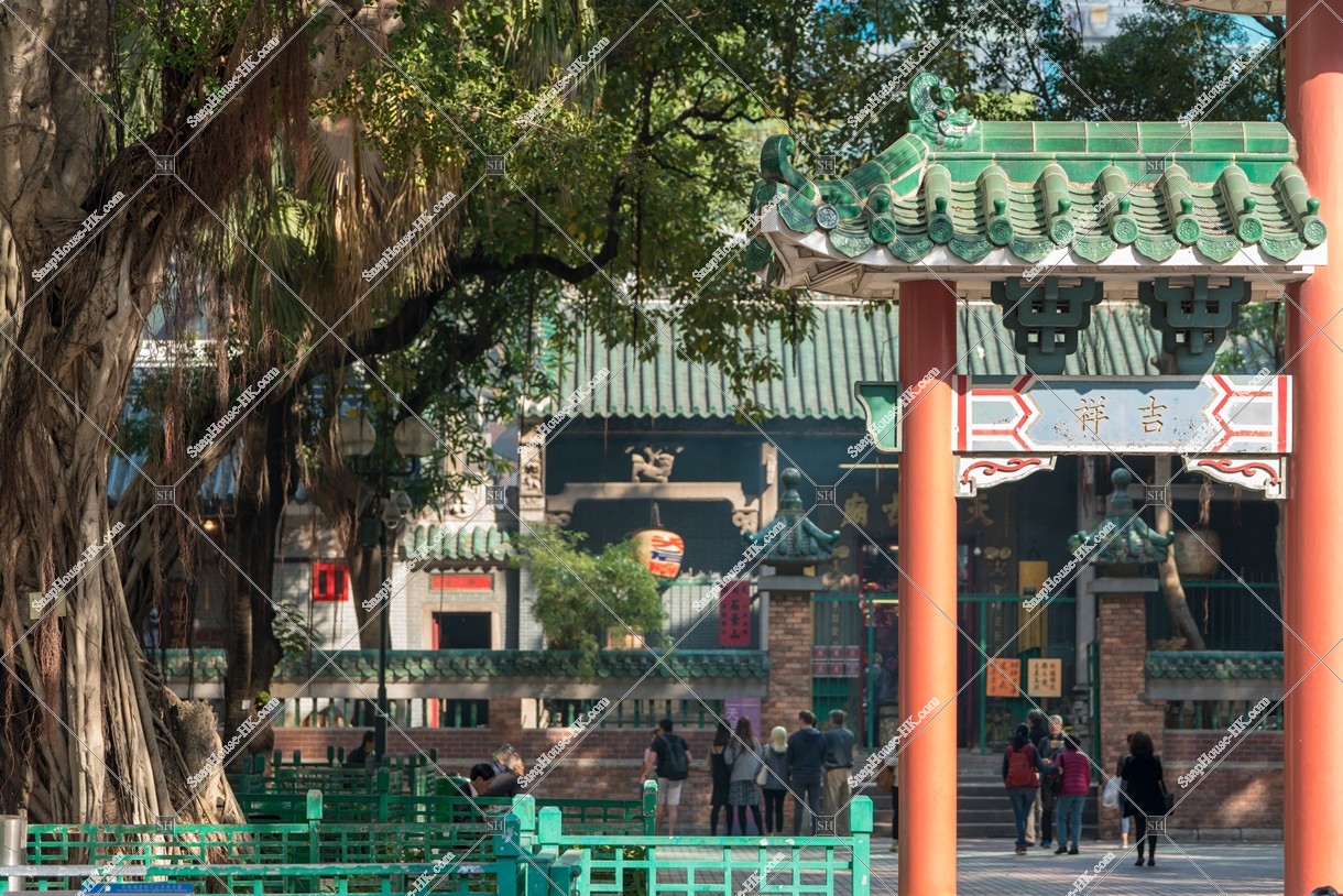 View of Tin Hau Temple, Yau Ma Tei