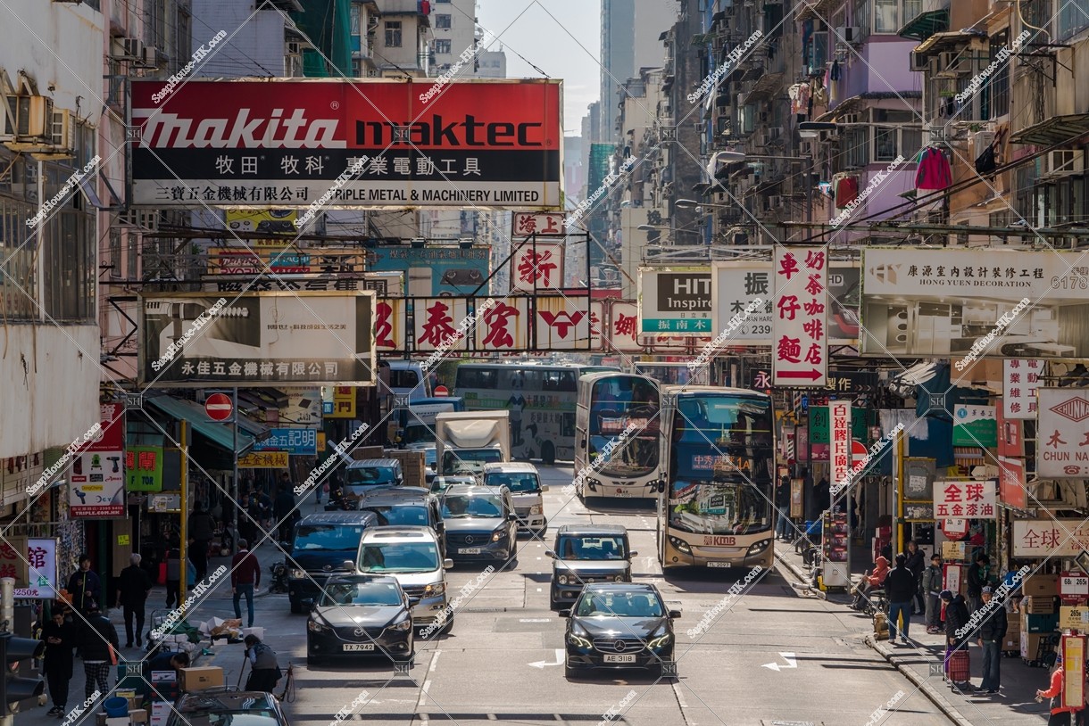 View of Reclamation Street, Mong Kok No.2