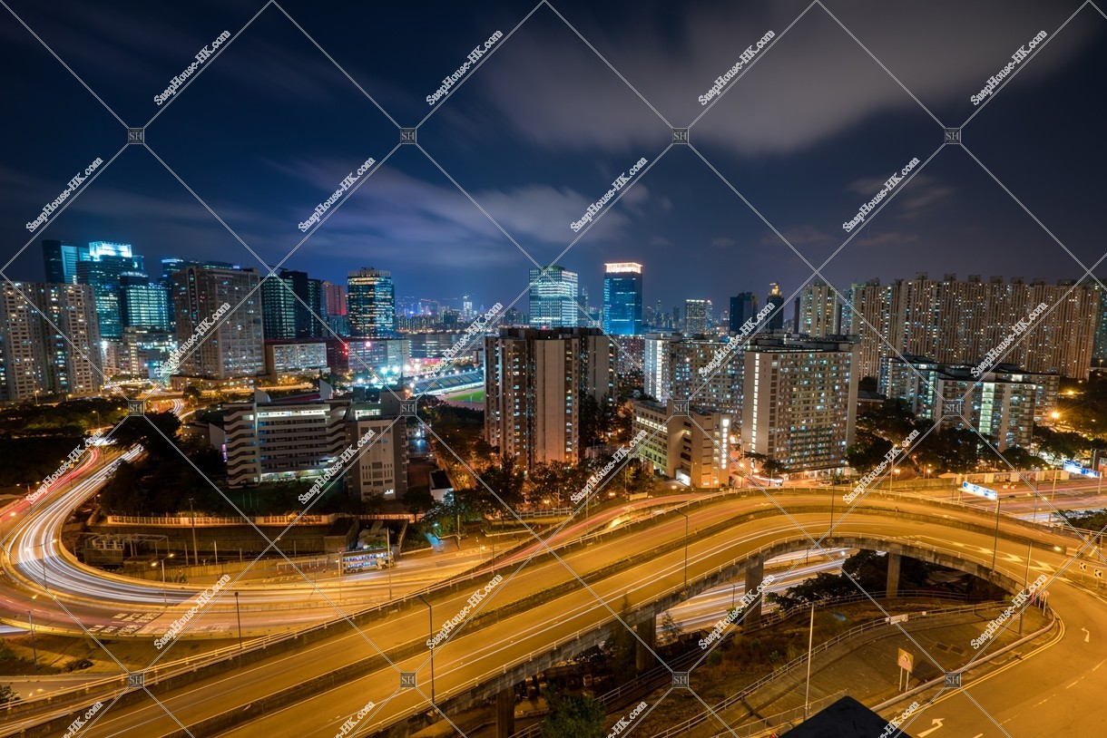 Panorama night view of Kowloon Bay No.2