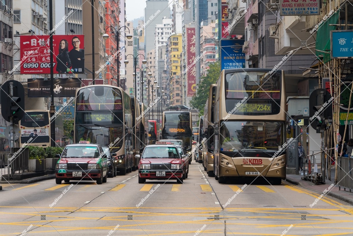 Night View of Nathan Road, Jordan